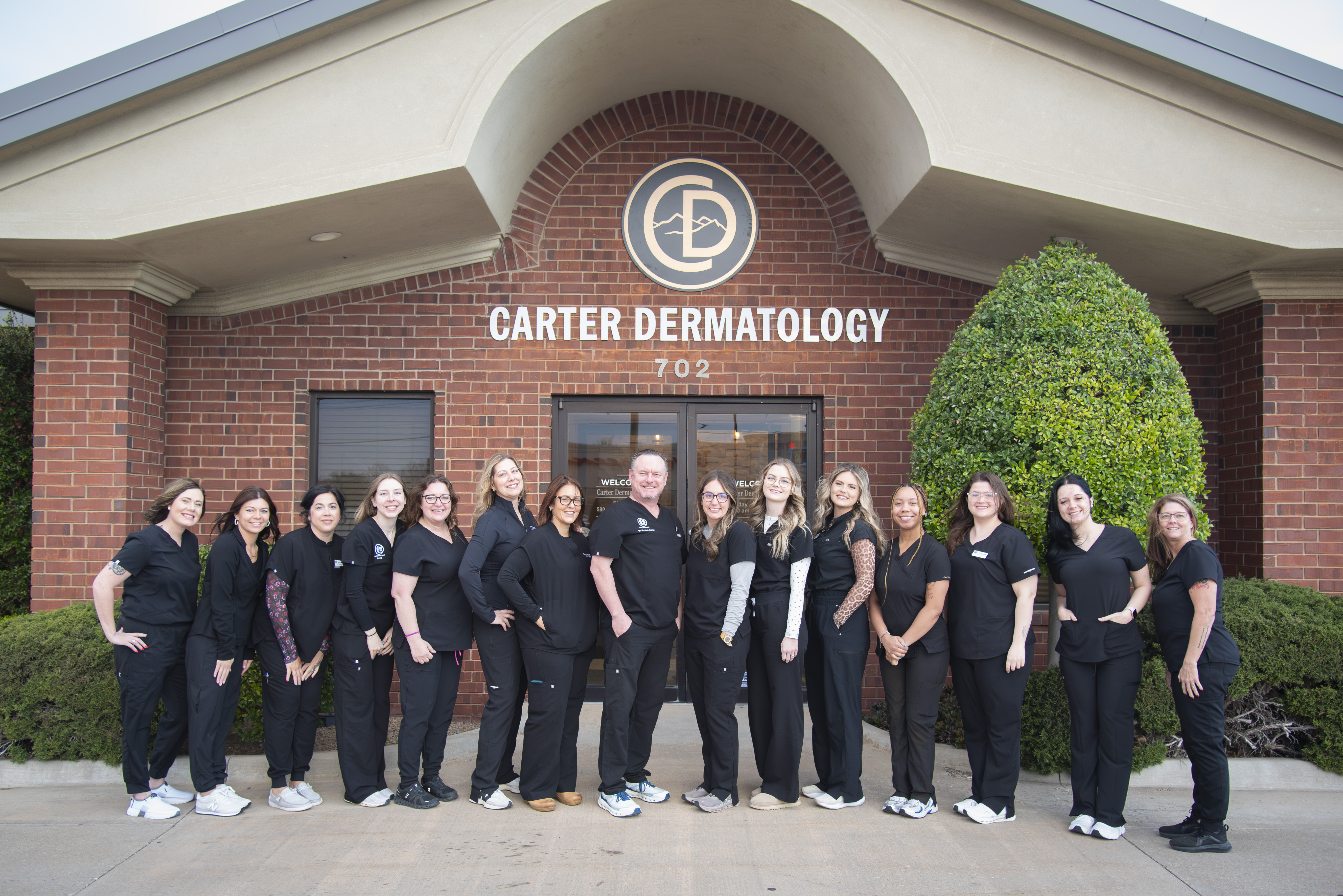 Carter Dermatology staff group photo
