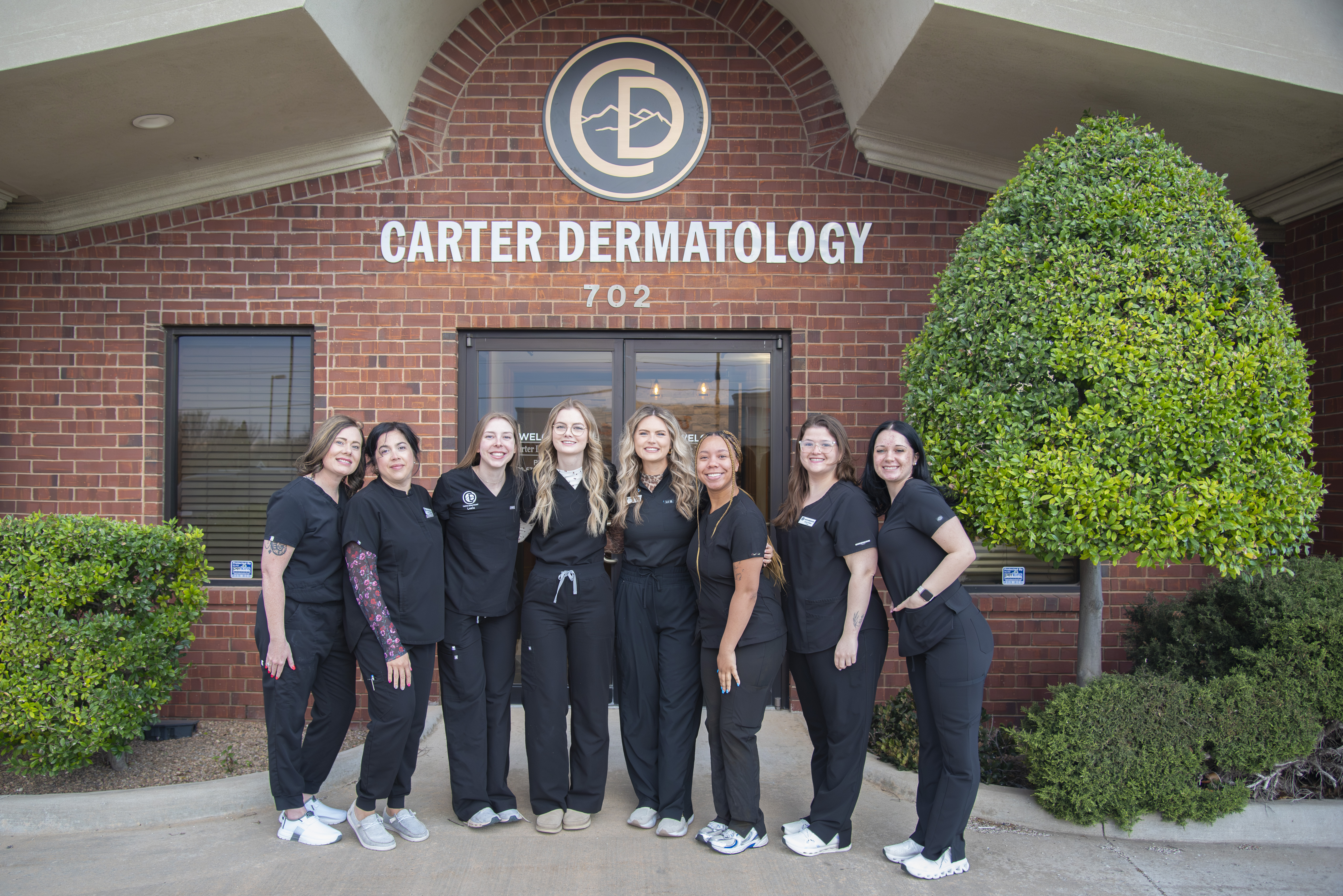 Carter Dermatology medical assistants group photo